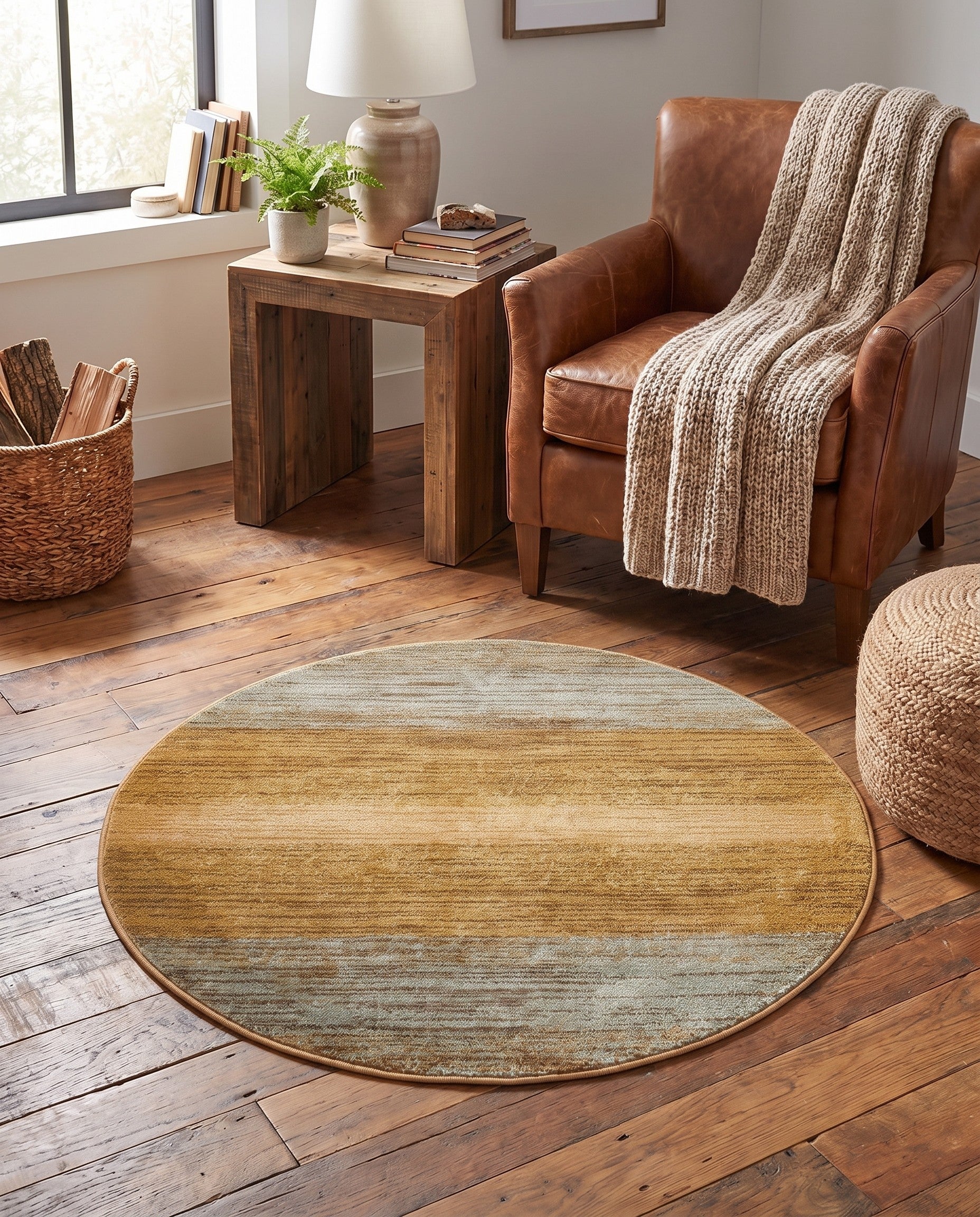 Kashkuli Gabbeh Round Rug