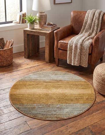 Kashkuli Gabbeh Round Rug