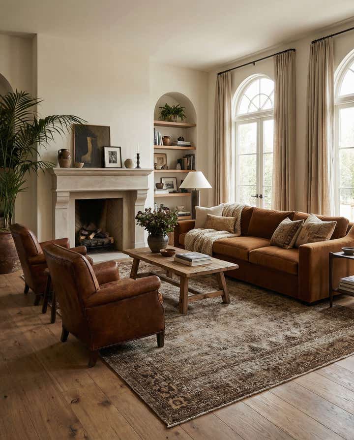 6' 10 x 9' 5 Hand Knotted Ultra Vintage Persian Wool Rug