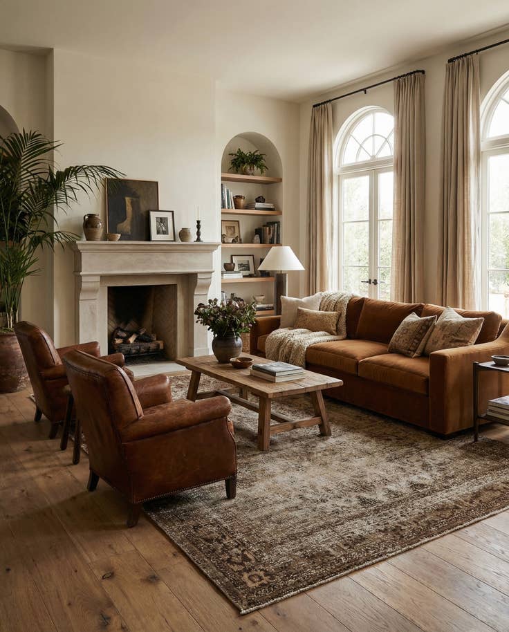 Detail image of 6' 10 x 9' 5 Hand Knotted Ultra Vintage Persian Wool Rug