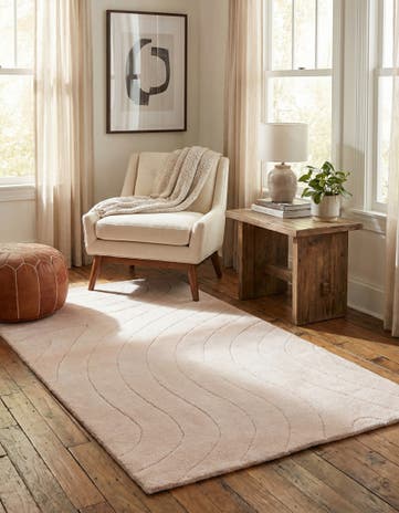 2' 9 x 4' 11 Hand Knotted Darya Wool Rug
