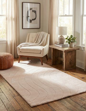 2' 9 x 4' 11 Hand Knotted Darya Wool Rug