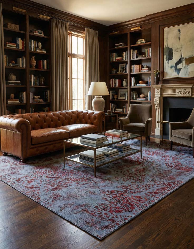 Detail image of 9' 3 x 12' 6 Vintage Royal Wool Rug