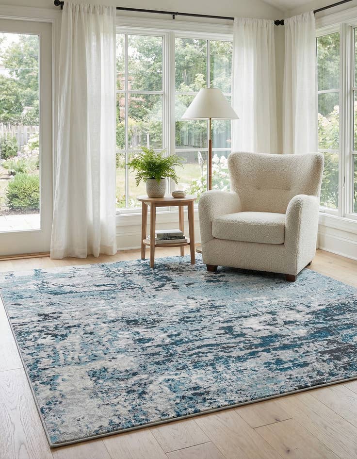 Detail image of 7' 10 x 7' 10 Leipzig Square Rug