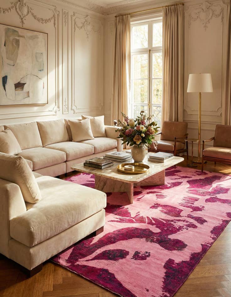 Detail image of 7' 8 x 11' 4 Hand Knotted Ultra Vintage Persian Wool Rug