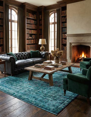 9' 5 x 12' 11 Vintage Royal Wool Rug
