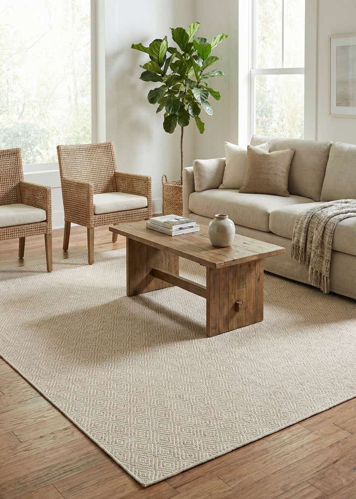 9' x 12' Easy-Clean Trellis Indoor / Outdoor Rug