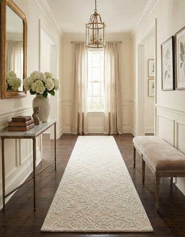 2' 9 x 13' 2 Hand Knotted Darya Wool Runner Rug