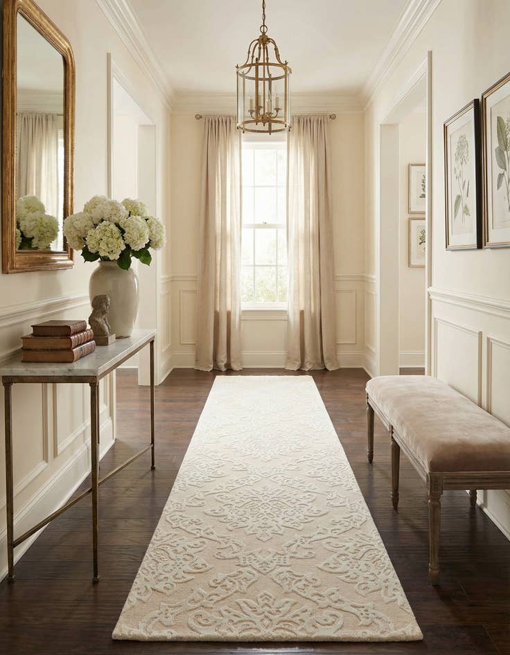 Detail image of  2' 9 x 13' 2  Hand Knotted Darya Wool Runner Rug