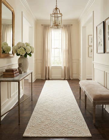 2' 9 x 13' 2 Hand Knotted Darya Wool Runner Rug