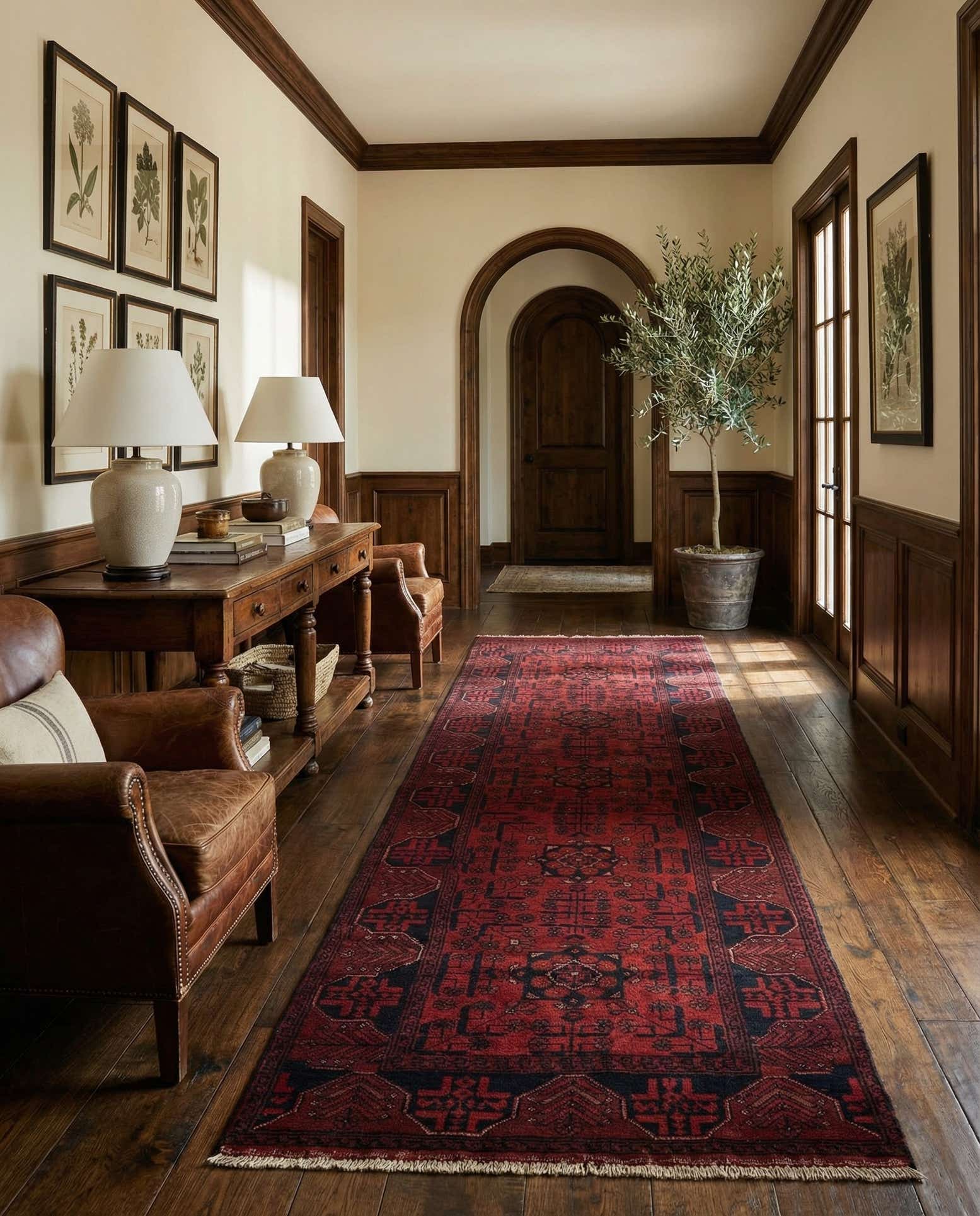 2' 10 x 9' 6 Hand Knotted Khal Mohammadi Wool Runner Rug