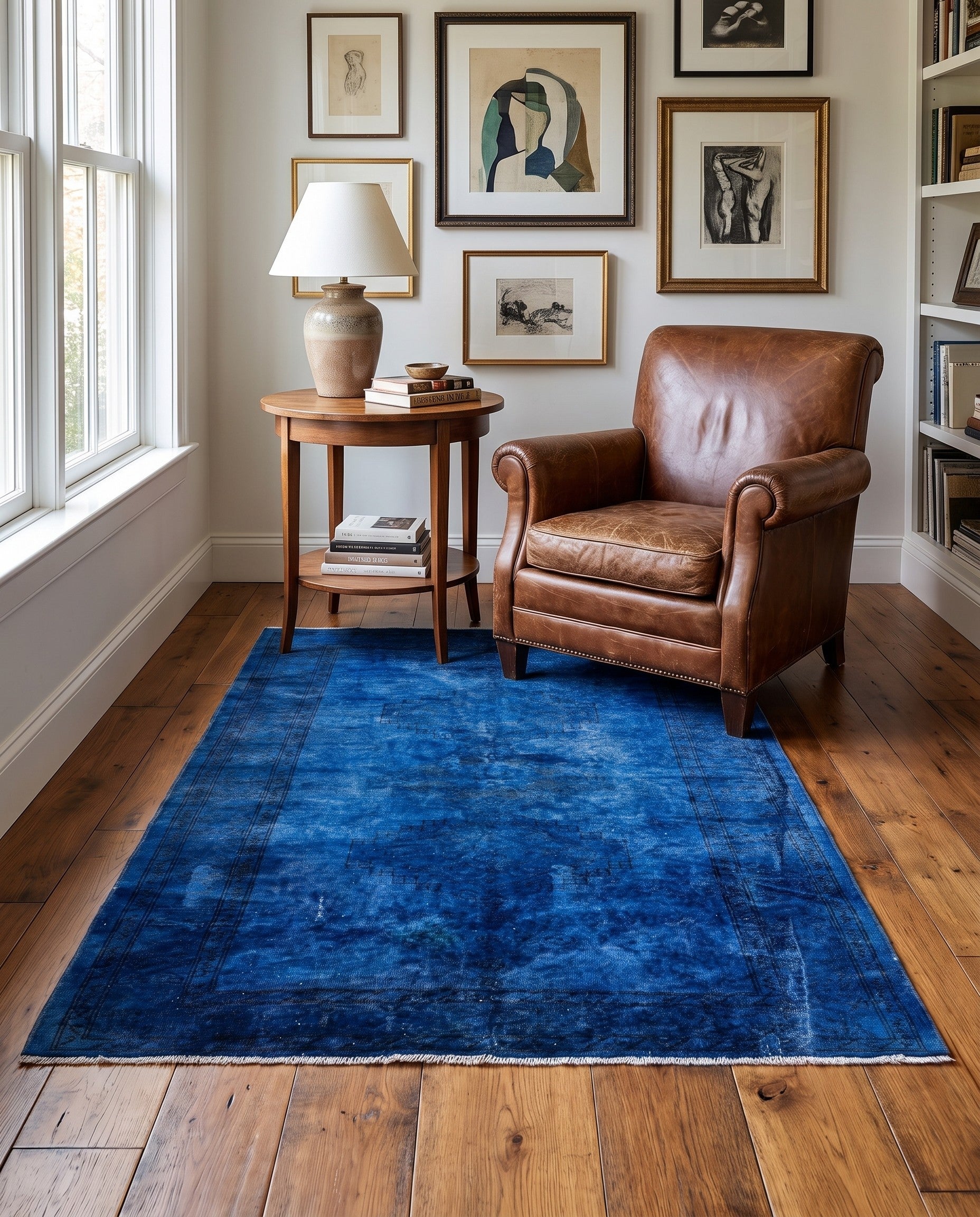 4' 2 x 6' Hand Knotted Ultra Vintage Persian Wool Rug