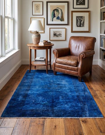 4' 2 x 6' Hand Knotted Ultra Vintage Persian Wool Rug