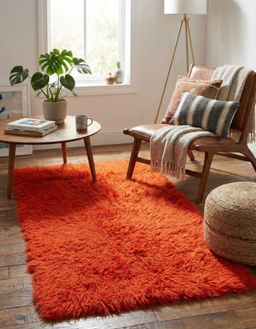 2' 6 x 5' Hand Knotted Moroccan Wool Rug