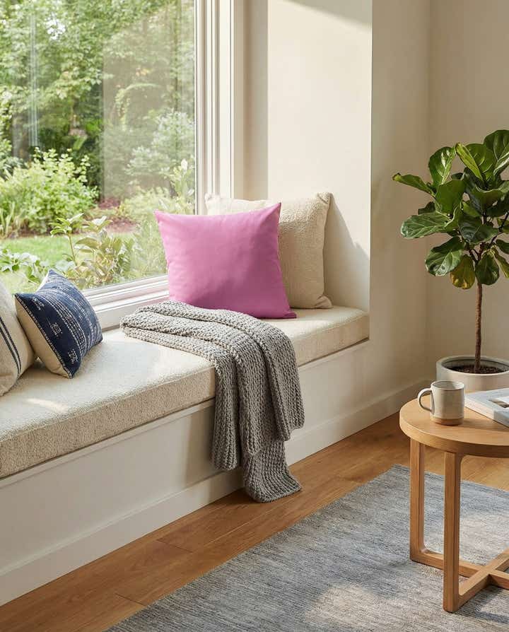 18" x 18" Solid Pillow Cover