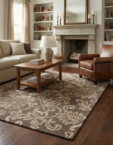 5' 1 x 8' Agra Wool Rug
