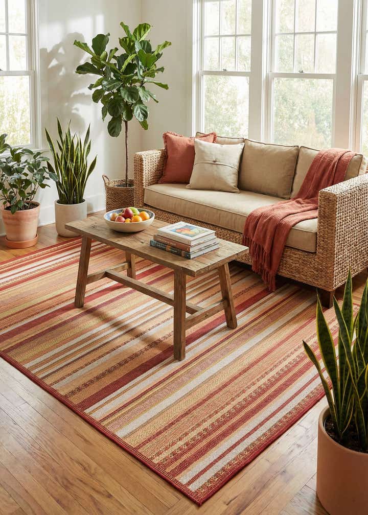 6' x 9' Easy-Clean Baja Indoor / Outdoor Rug