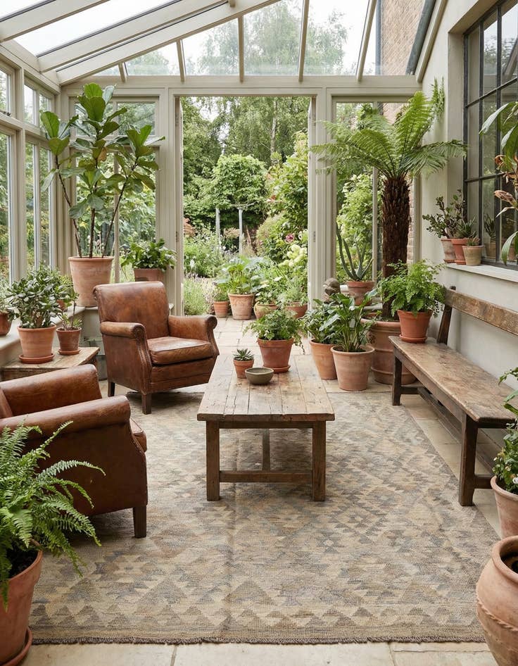 Detail image of 5' 9 x 7' 8 Hand Woven Kilim Maymana Wool Rug