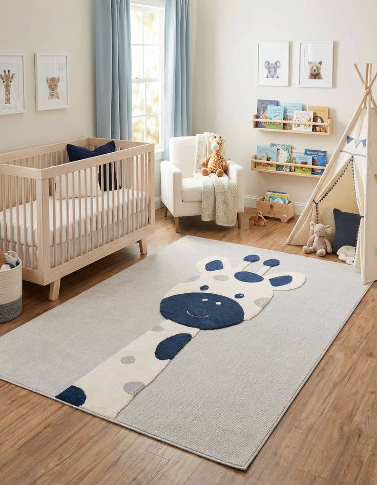 Detail image of 7' 10 x 10' Whimsy Kids Rug
