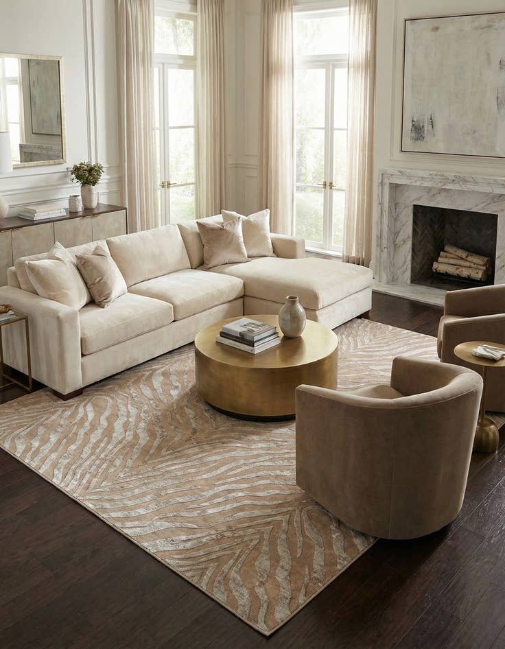 Detail image of 7' 10 x 7' 10 Finsbury Square Rug