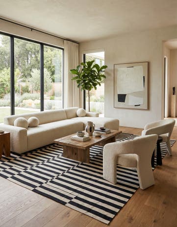 8' 1 x 10' 9 Hand Woven Kilim Modern Wool Rug