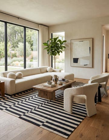 8' 1 x 10' 9 Hand Woven Kilim Modern Wool Rug