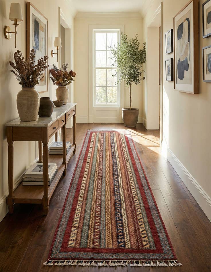 Detail image of 2' 7 x 11' 5 Schall Wool Runner Rug
