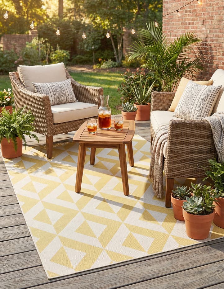 6' x 9' Easy-Clean Jill Zarin Napa Indoor ...