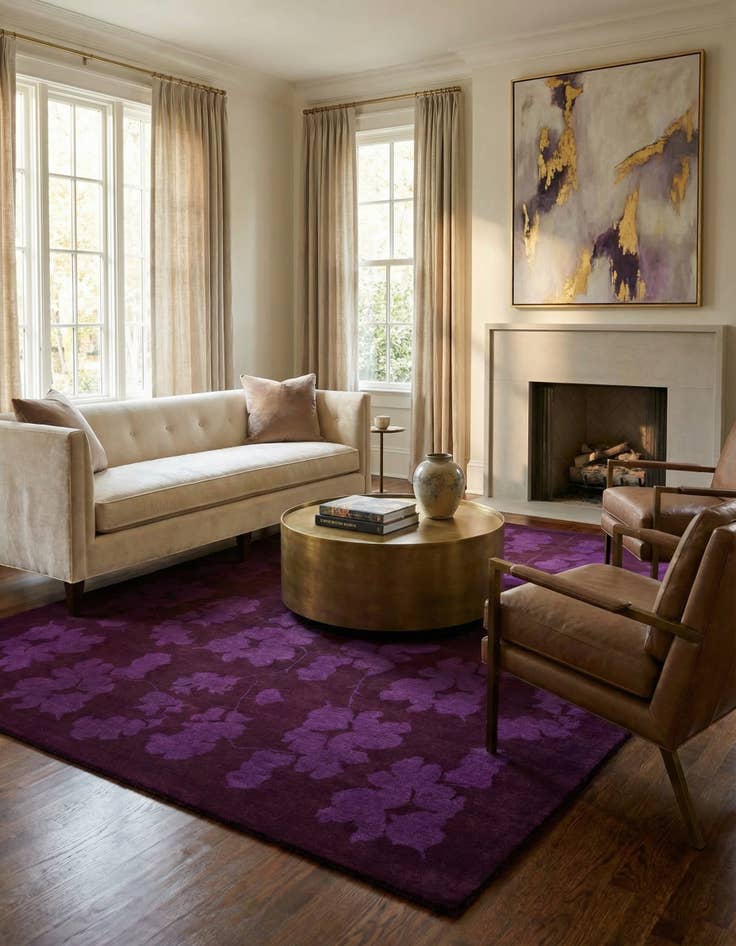 Detail image of  7' 5 x 9' 8  Hand Knotted Darya Oriental Rug