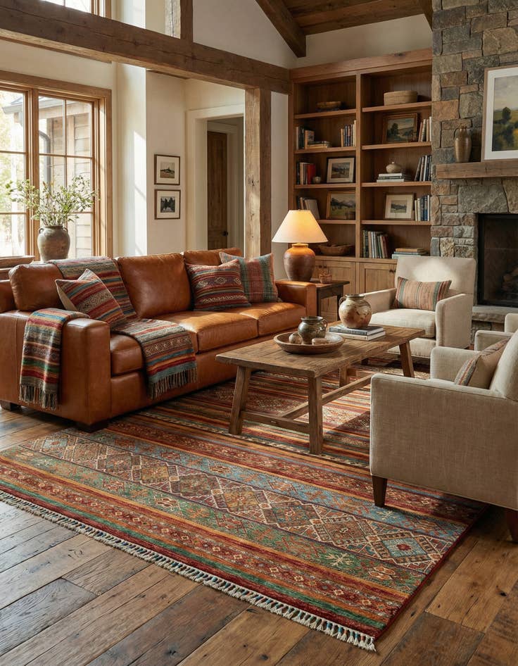 Detail image of 6' 8 x 9' 6 Ariana Rug