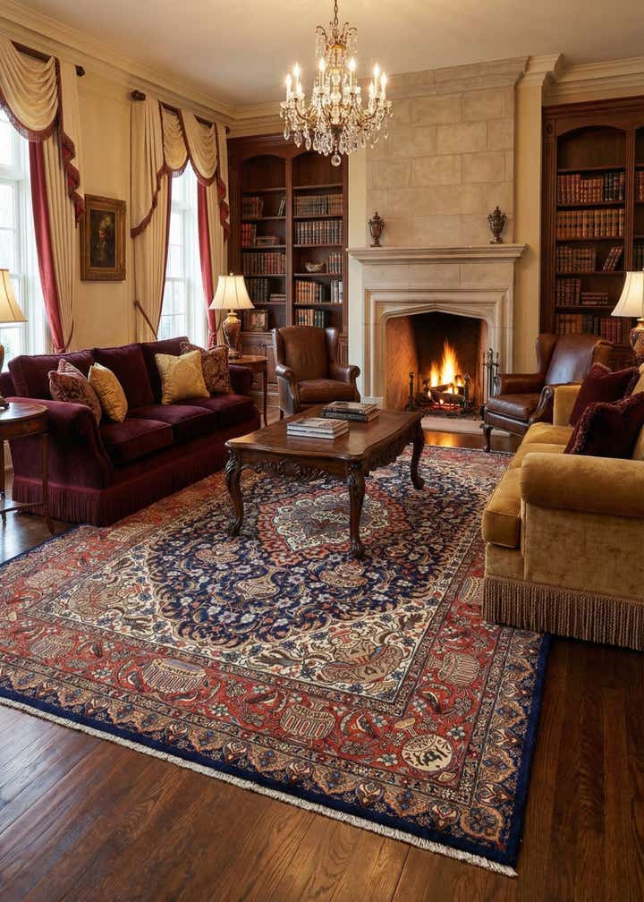8' x 11' 1 Kashmar Wool Rug
