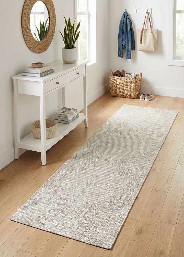 2' x 6' Easy-Clean Modern Indoor / Outdoor Runner Rug