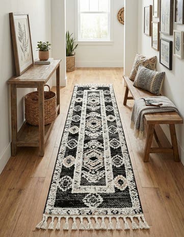 Fossil Gray Cherokee Runner Rug