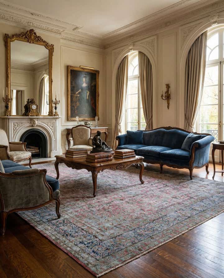 9' 5 x 12' 9 Vintage Royal Wool Rug