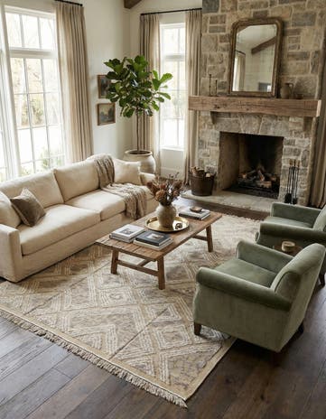 9' x 12' 8 Hand Knotted Darya Wool Rug