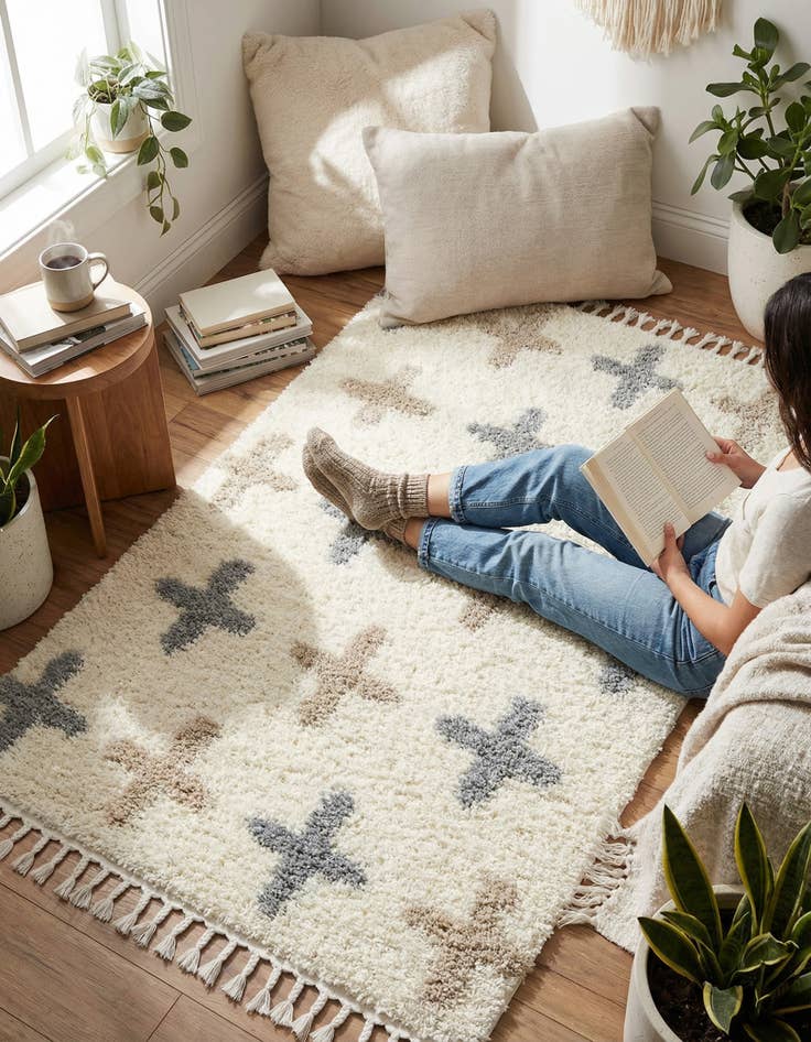 Detail image of 4' x 6' Lagom Shag Rug