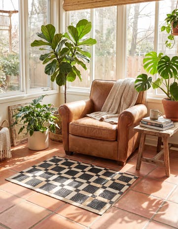 2' x 3' 1 Cowhide Rug