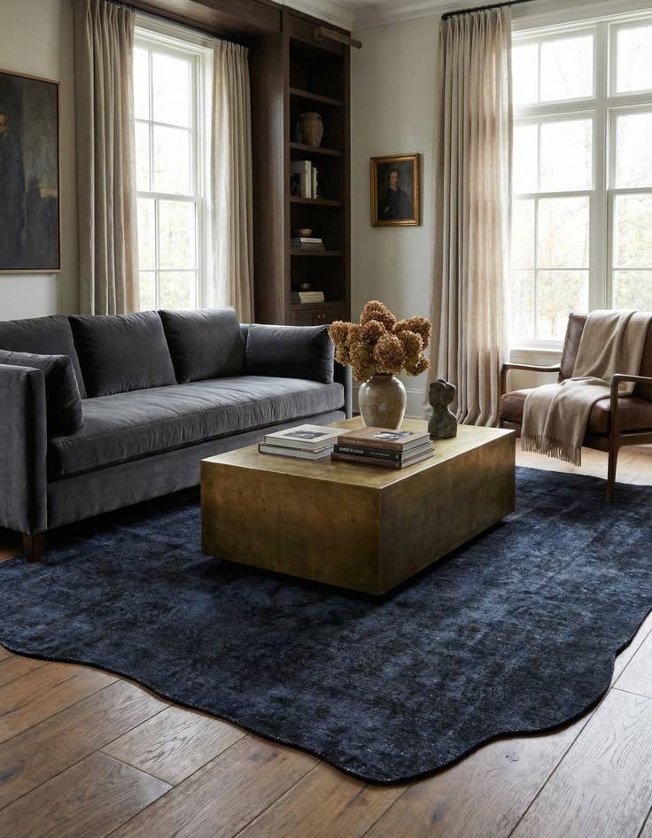 Detail image of 8' 10 x 11' 9  Hand Knotted Ultra Vintage Persian Wool Rug