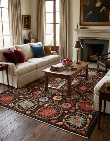6' 2 x 8' 1 Hand Knotted Ariana Ziegler Oriental Rug