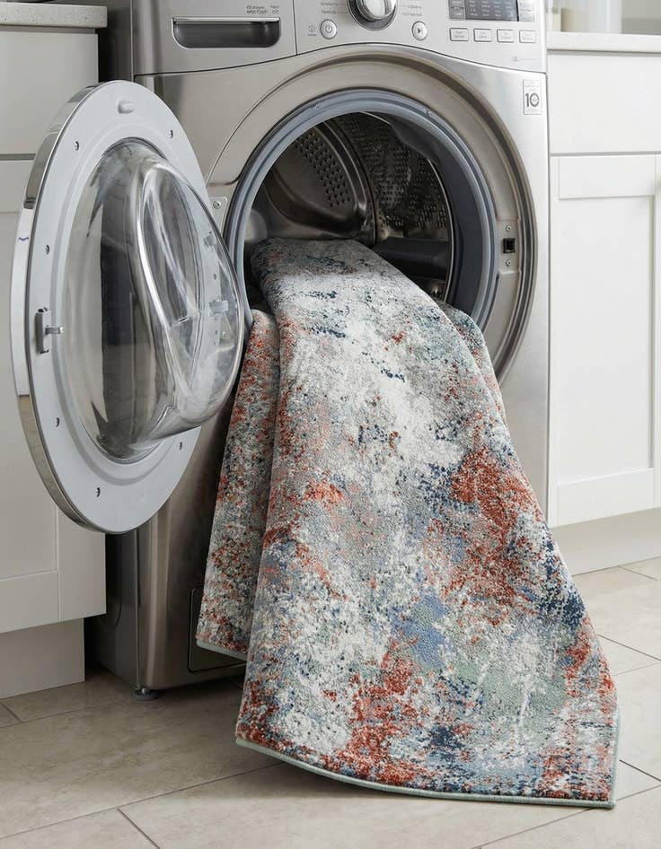 Detail image of  5' 3 x 8' Kamala Washable Rug