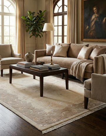 5' 7 x 7' 10 Hand Knotted Darya Rug
