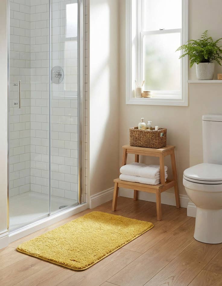 Detail image of  1' 8 x 2' 7 Bano Everyday Bath Mat