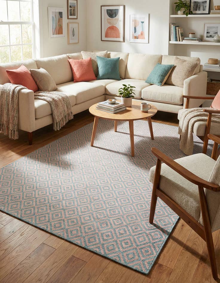 Detail image of 6' x 9'  Washable Jill Zarin Costa Rica Indoor / Outdoor Rug