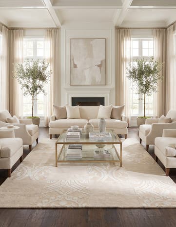 5' 9 x 8' Hand Knotted Darya Wool Rug
