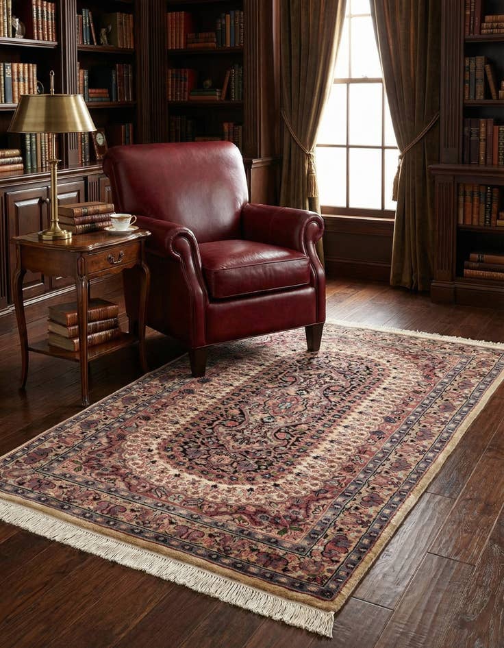 Detail image of 3' 1 x 5' 5 Hand Knotted Bokhara Rug