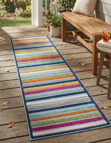 2' x 8' Easy-Clean Aruba Indoor / Outdoor Runner Rug