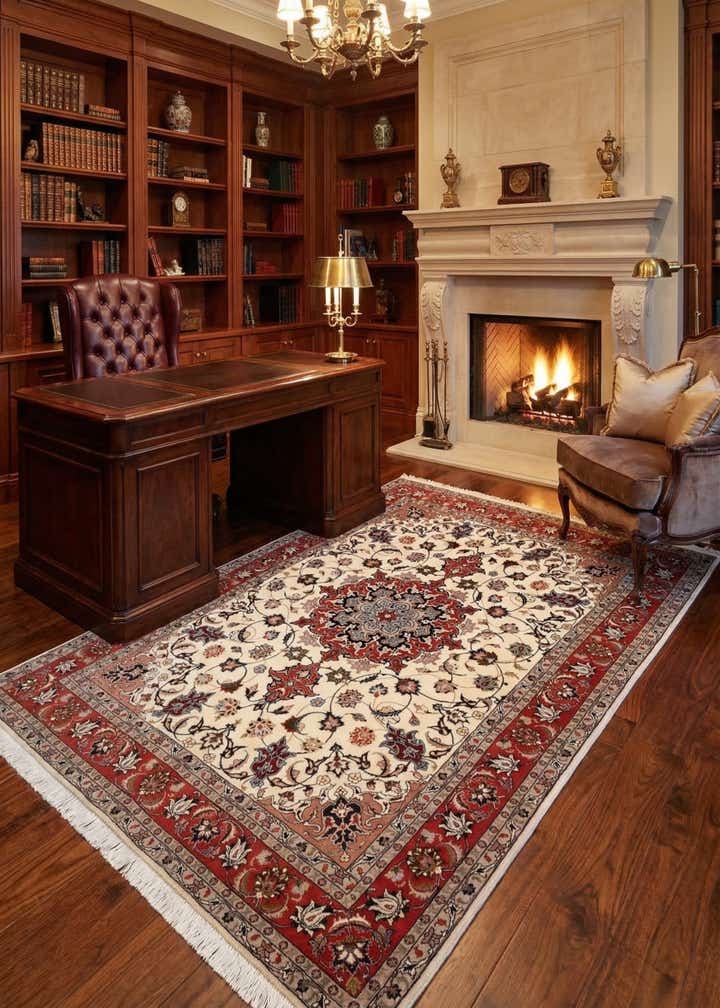 5' x 6' 9 Tabriz Rug