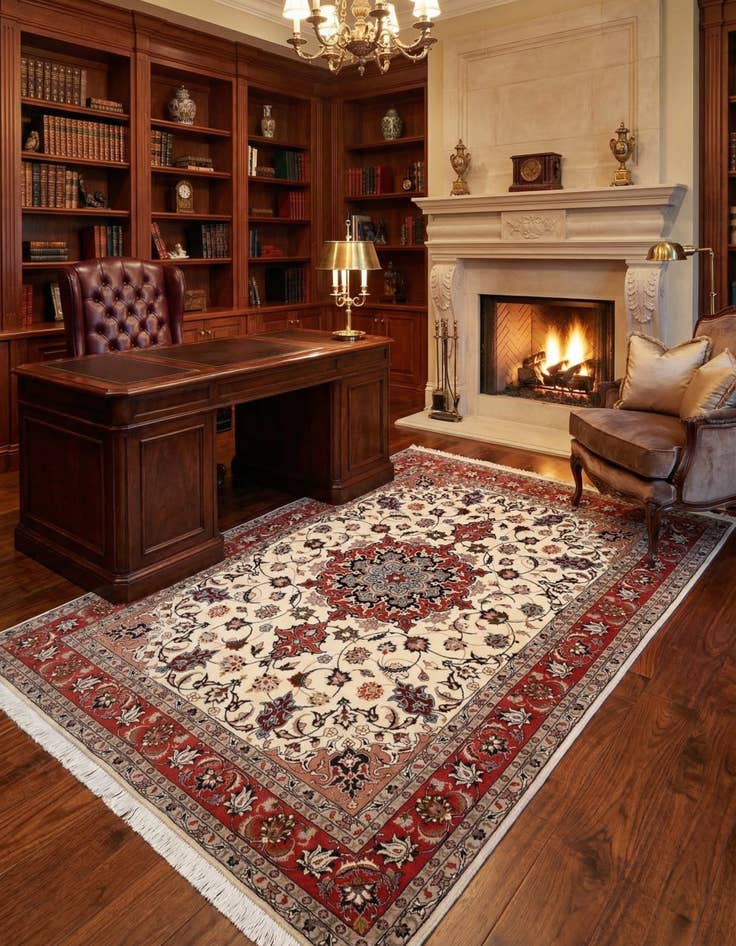 Detail image of 5' x 6' 9 Tabriz Rug