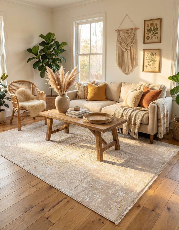 Detail image of 4' x 5' 10 Deepa Rug