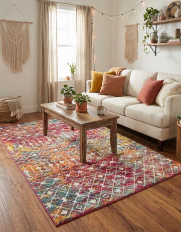 5' 3 x 8' Moroccan Trellis Rug